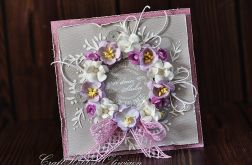 Ślubny wieniec wrzosowy