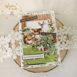 Urodzinowa kartka leśnym klimacie "Woodland1"