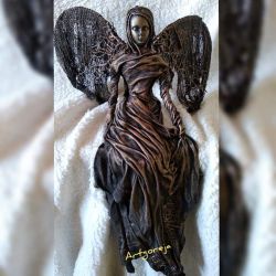 Anioł Artgoreja Powertex rękodzieło handmade