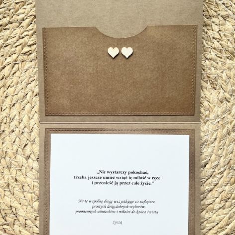 008,kartka na ślub w szczęśliwą podróż do koperty