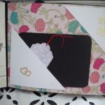 Album ślubny w pudełku - wnętrze jednej z kartek