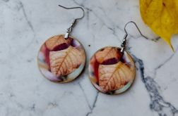 Jesienna Poświata – Kolczyki z motywem liści