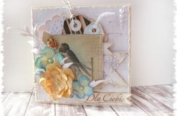 Wyjątkowa kartka z ptaszkiem