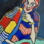 Obraz  fowizm kobieta która słucha siebie - 