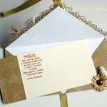 Kopertówka z okazji ślubu-  'ogród retro' - 