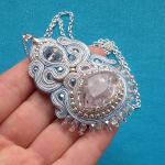 Wisior sutasz Blue ice  - 