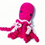Ośmiornica meduza maskotka dla dziecka 33cm - 
