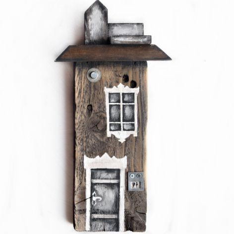 Casa loca III, domek obraz na starej desce