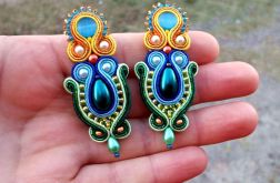 Kolczyki sutasz Pawie Oko Wkrętki