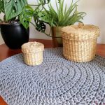 Podkładka na stół okrągła,pod talerz z sznurka.40cm - 