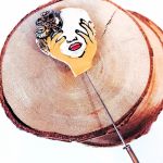 Broszka ceramiczna na szpilce - Frida.  - autorska ceramiczna broszka Frida