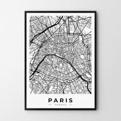 Plakat obraz Paryż 30X40