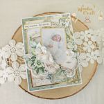 Kartka na chrzest ze zdjęciem "Cherished 2" - 