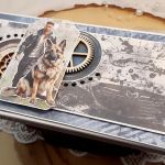 Czekoladownik z psem - Z boku