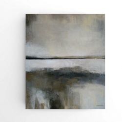 Pejzaż abstrakcyjny -obraz akrylowy formatu 60/50 cm 