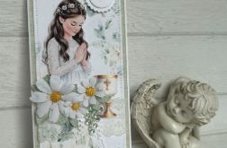 Kartka komunijna DL w pudełku