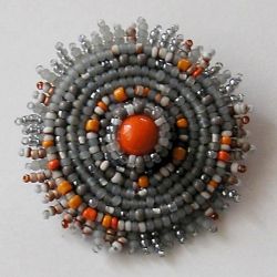 Kontrasty - szarości i pomarańcz