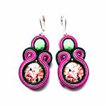 Rose Garden kolczyki sutaszowe - 