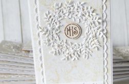 Zaproszenia komunijne z perełkami