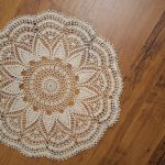 serwetka szydełkowa , bieżnik, kremowy, - serwetka szydełkowa