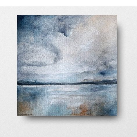 Pejzaż-praca formatu 20x20cm 