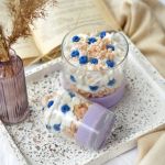 Świeca sojowa "Ciasto z borówkami"- ręcznie robiona 600 ml - Świeca sojowa "Ciasto z borówkami"- ręcznie robiona 600 ml