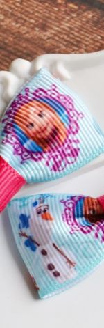 FairyBows spinki kokardki 2 szt FROZEN elsa