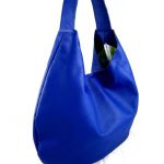 Leather hobo blue - 