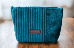 Duża kosmetyczka w kolorze turkusowym