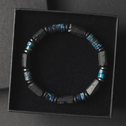 Bransoletka męska turmalin japis tj98