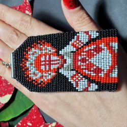 Brelok Motanka – amulet ludowy etno breloczek zawieszka do kluczy torebki