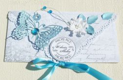 Kopertówka z okazji ślubu- turkusowa rapsodia