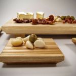 Komplet desek do serwowania potraw, sushi - szczegół deseczki małej