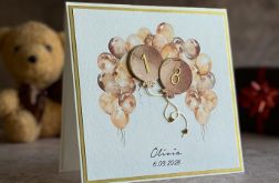 Kartka urodzinowa z kopertą na pieniądze HB20