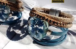 Remember III - bransoleta z żywicy