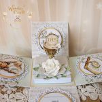 Exploding box komunia kartka "Greenery"GOTOWA - 