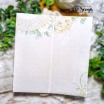 Elegancka i delikatna kartka ślubna w pudełku - Środek