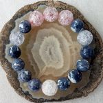 Kolekcja "bransoletki na bogato" - Nr 475 - bransoetka z deep blue stone