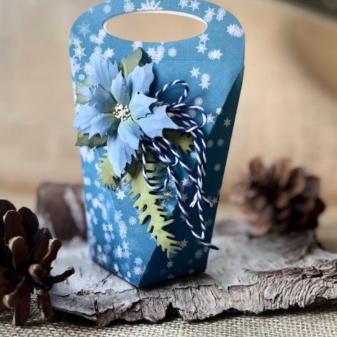 054,pudełeczko na prezent świąteczny ,mikołajkowy