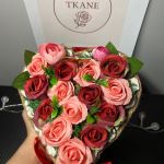 Serce różane Flower Box - 