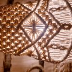 Lampka Lampa Makrama Handmade Boho Eko Bawełna  - 