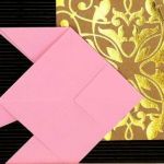 Obrazek origami wiszący drewniana ramka Ryby - Zbliżenie1