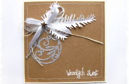 eko Kartka świąteczna z bombką