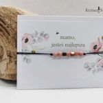 Bransoletka na Dzień Mamy - Mamo jesteś najlepsza - 