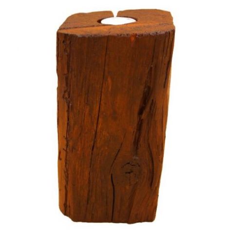 Świecznik drewniany ze 100-letniego drewna (Pole)
