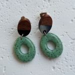 "Inet II" - kolczyki z gliny polimerowej. - lekkie