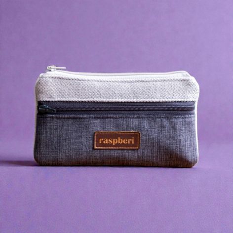 Grafitowy portfel damski