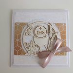 Kartka ręcznie robiona Komunia Święta handmade 08 - Kartka ręcznie robiona Komunia Święta handmade 08