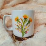 Zimorodek wśród ziół ręcznie malowany 270 ml. - 