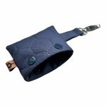  Etui, dozownik na woreczki na psie odchody, kupoworki Granatowy pikowany - 